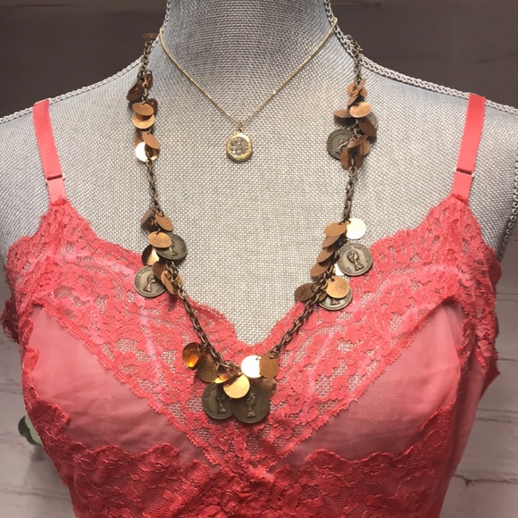 Vintage SLIP DRESS VINTAGE VASSARETTE  size M - Picture 10 of 16